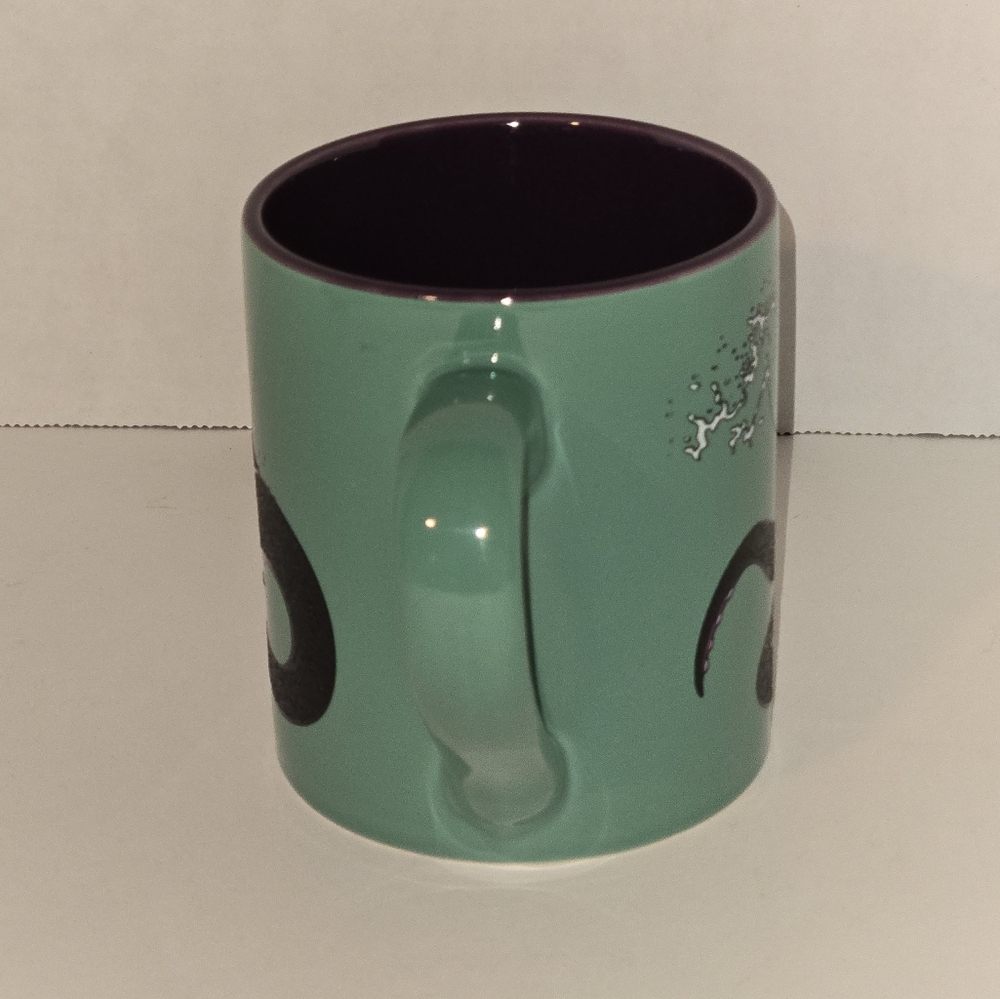 Disney "Little Mermaid" Ursula Mug with Purple, Green and Black Design 14 Oz - Picture 3 of 6
